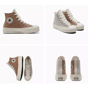 New Converse Women's Chuck Taylor All Star LIFT High Tri-Panel Shoes A01581C